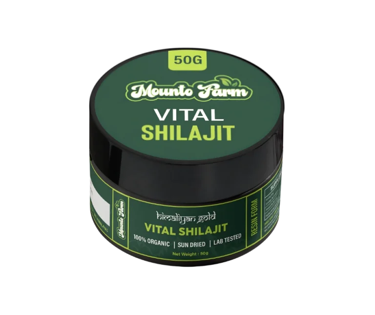 100% Pure Himalayan Shilajit resin, 50g pack for enhanced wellness and vitality.