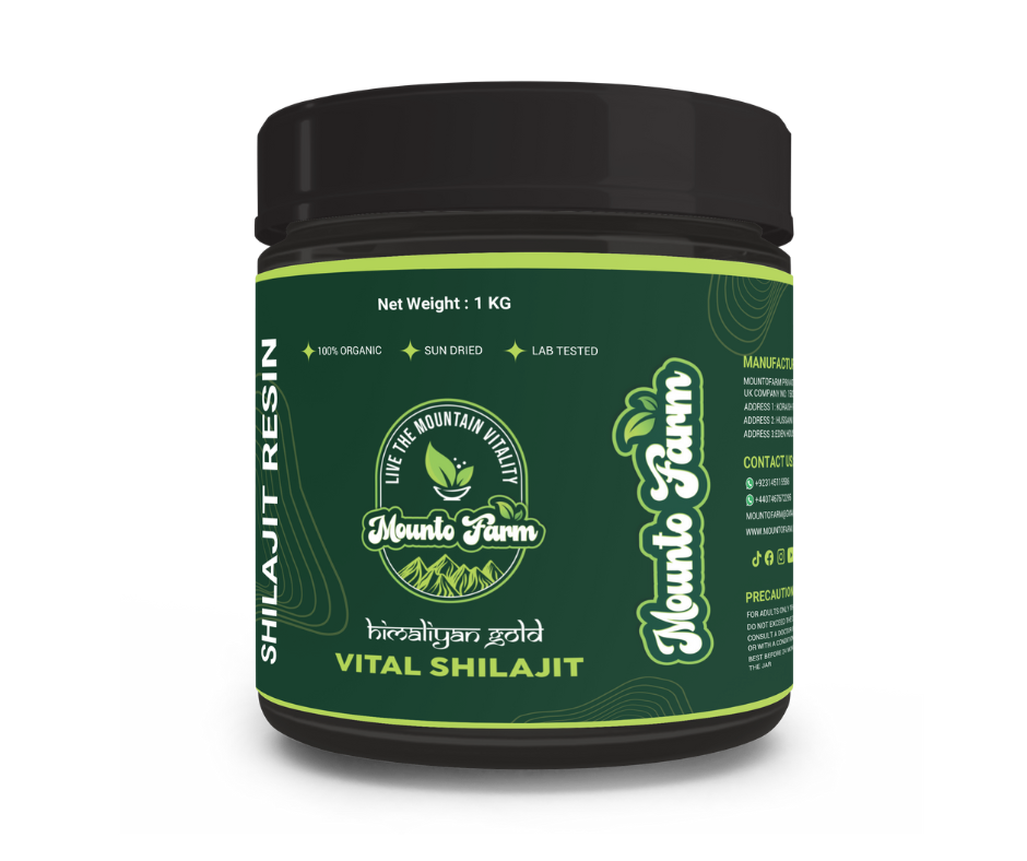 100% Pure Himalayan Shilajit resin,1kg pack for enhanced wellness and vitality.