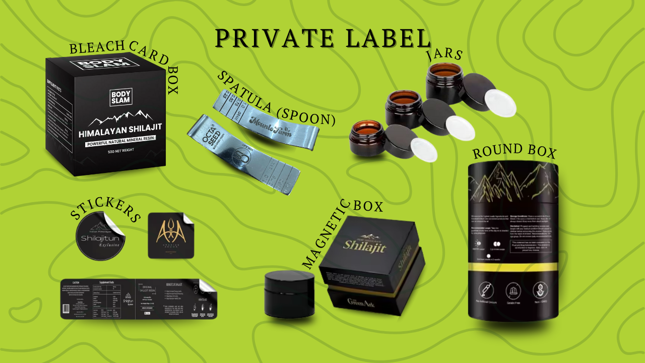 Mountofarm Pure Himalayan Shilajit Private Label Services