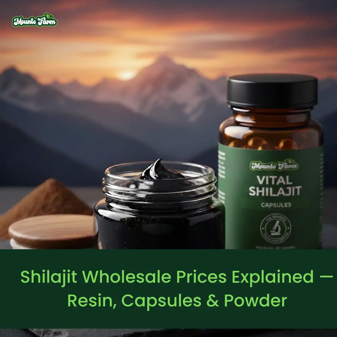 Read more about the article Shilajit Wholesale Prices Explained — Resin, Capsules & Powder
