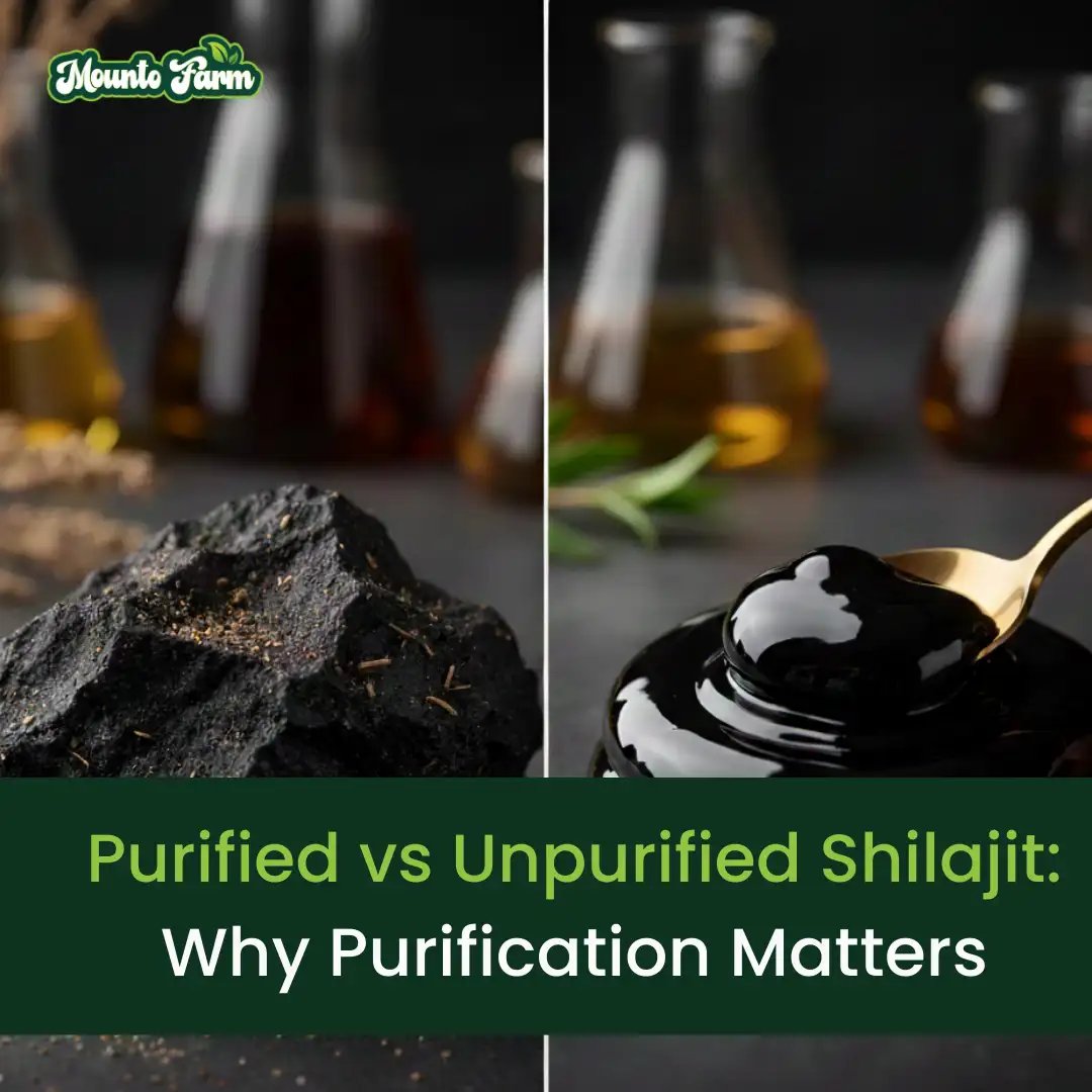 Purified vs Unpurified Shilajit