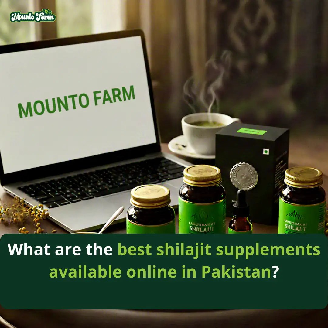 Best Shilajit supplements available online in Pakistan