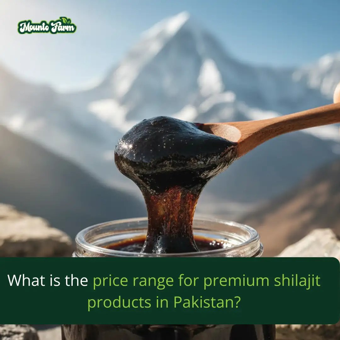 price range for premium shilajit products in Pakistan
