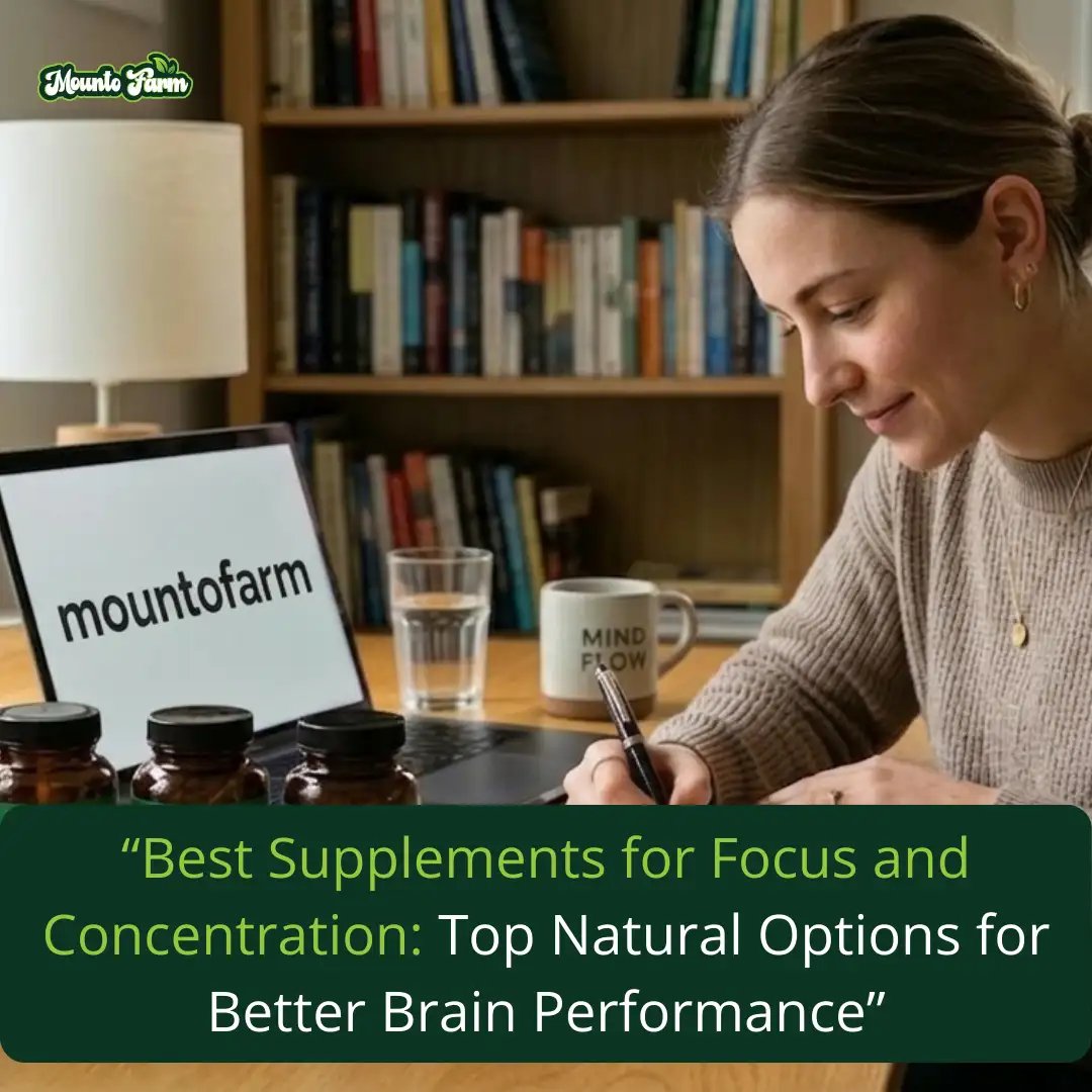 Best Supplements for Focus and Concentration
