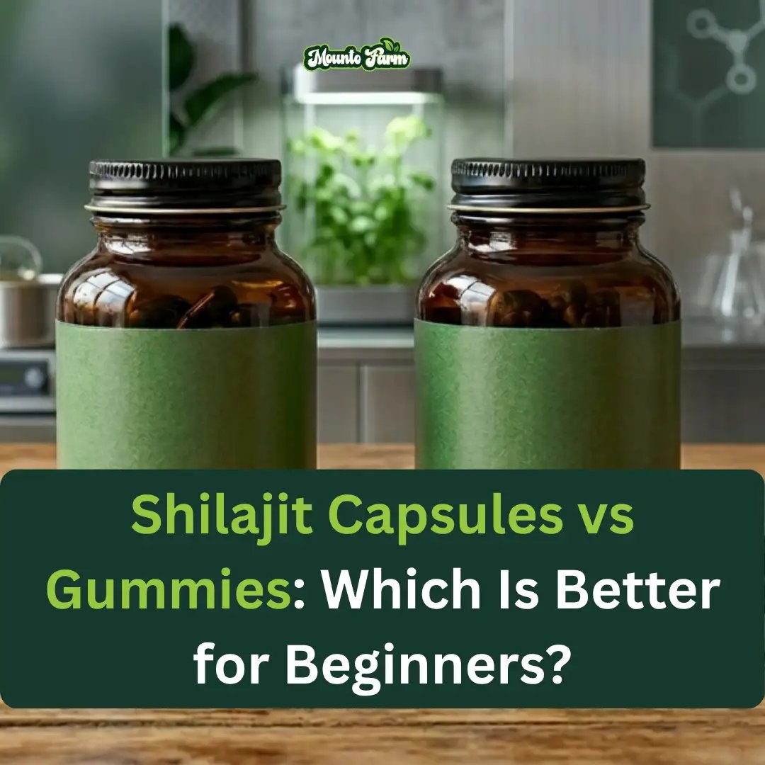 Shilajit Capsules vs Gummies