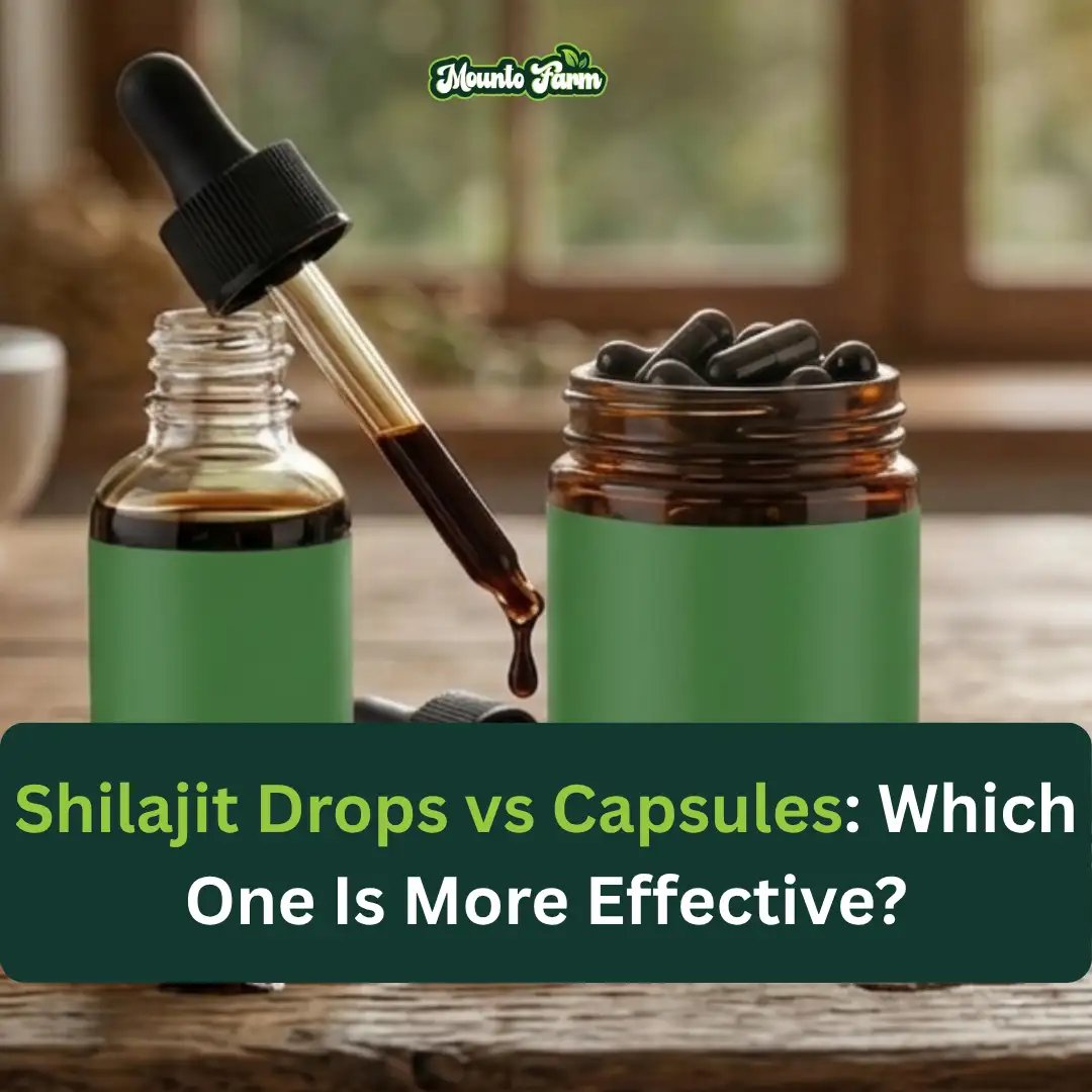 Shilajit Drops vs Capsules