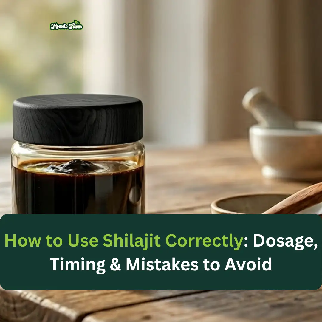 how to use shilajit correctly