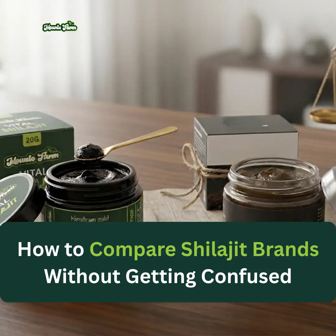 Read more about the article How to Compare Shilajit Brands Without Getting Confused
