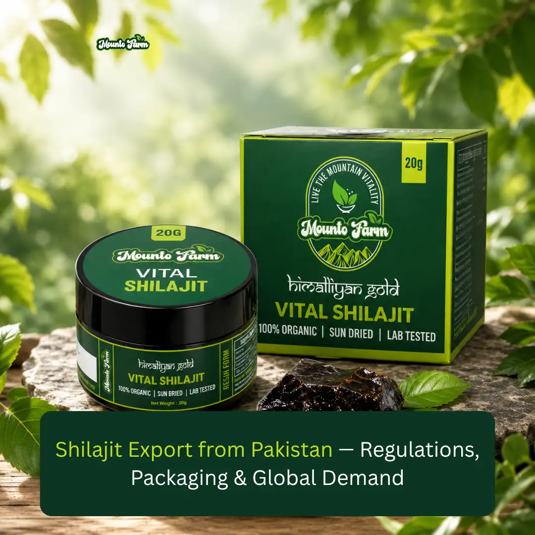 Shilajit Export from Pakistan