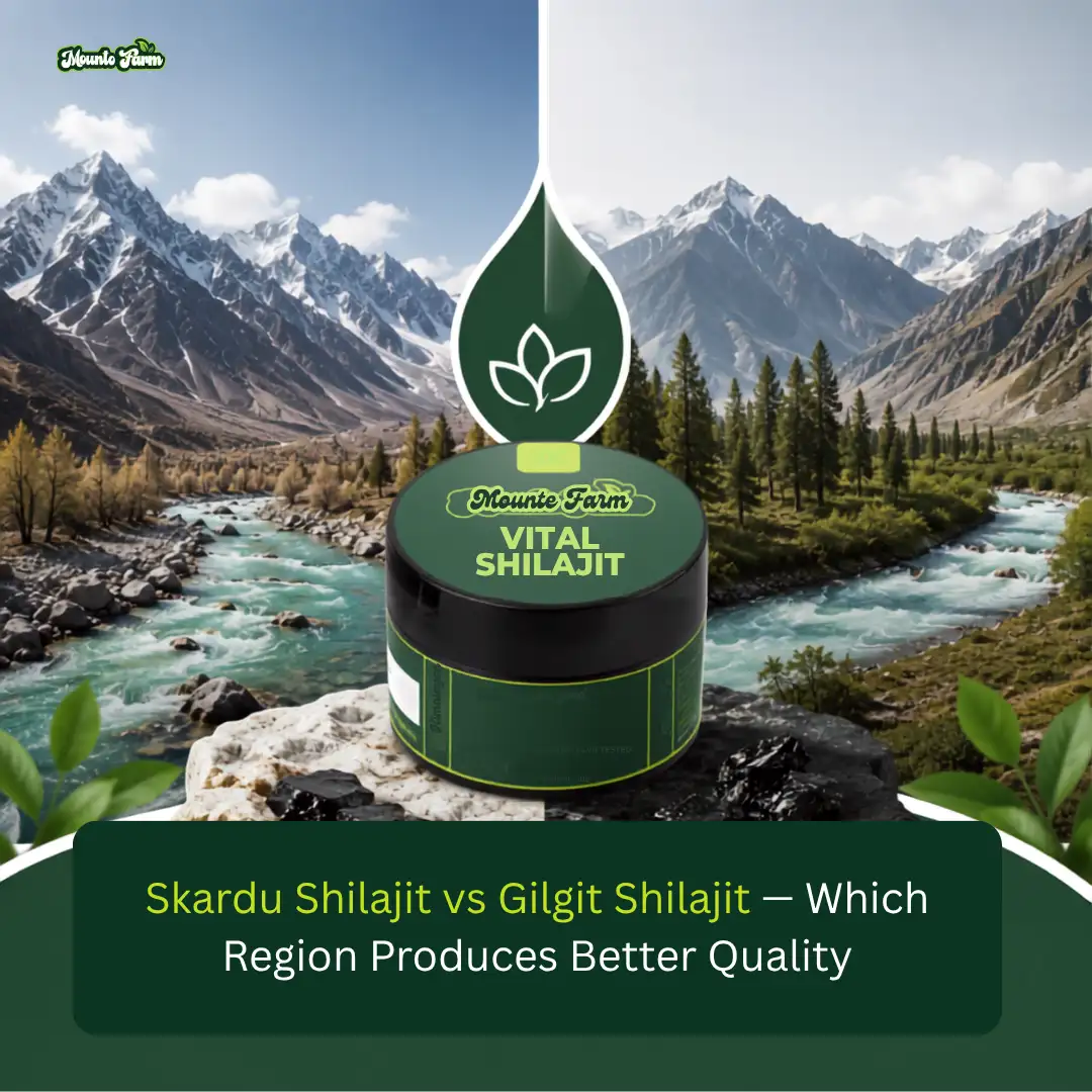 Skardu Shilajit vs Gilgit Shilajit
