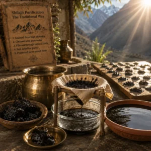 shilajit harvesting